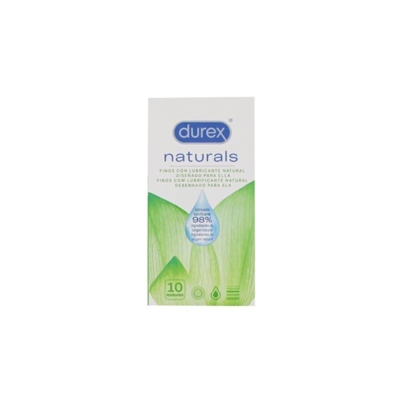 Durex Naturals Preservativos, 10 unidades