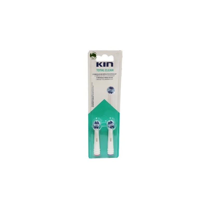 Kin Recambio Cepillo Total Clean 2u