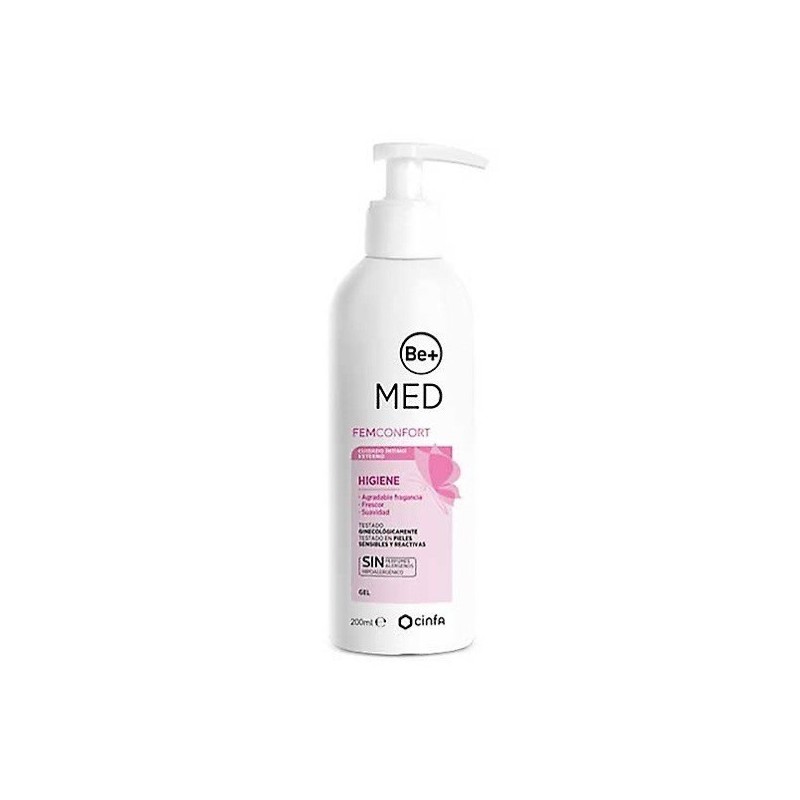 Be+ Med FEMCONFORT gel limpieza íntima 200ml