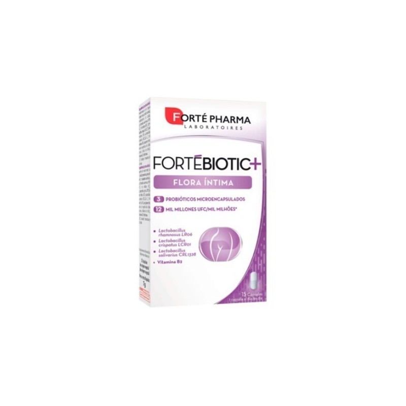 Forte pharma fortebiotic+ flora intima 15 capsulas